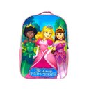 Ver imagem 1 de Kit Mochila Escolar com Acessórios Infantil Princesas Rosa