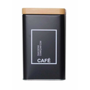 Ver mais imagens de Kit 2 Porta Mantimento Decoração Espaço Café Tampa Bambu Cor:PRETO5803
