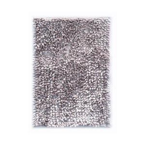 Tapete Microfibra Cinza
