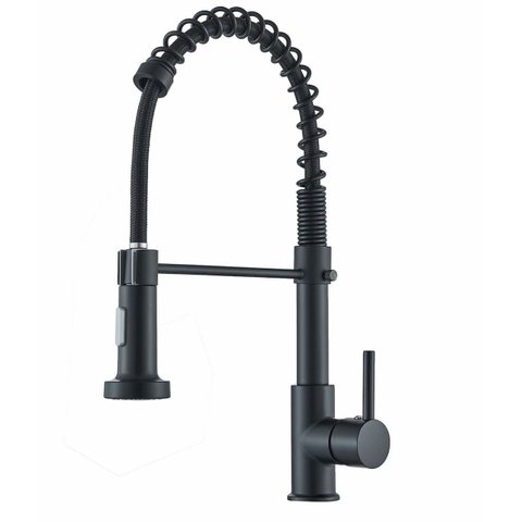 Torneira Cozinha Gourmet Monocomando N18 Bancada Preta