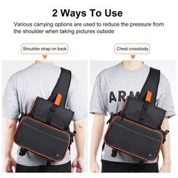 Mochila Transversal Câmera Fotográfica Profissional Prova D'água Light Pro Dslr Dji Ronin-sc / Ronin - 5