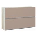 Ver imagem 1 de Armário Basculante Duplo Luciane 120cm 2 Portas Lis