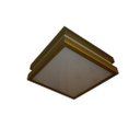 Ver imagem 1 de Plafon Moderno Modular 35cm Dourado Para Sala Mesa Cozinha Quarto Escritório ANCORA Sobrepor Quadrad
