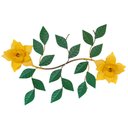 Ver imagem 4 de Painel Enfeite De Parede Lindo Com Flores Decoração Interior Libertas Rosas Artesanato Arranjo Amare