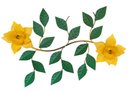 Ver imagem 1 de Painel Enfeite De Parede Lindo Com Flores Decoração Interior Libertas Rosas Artesanato Arranjo Amare