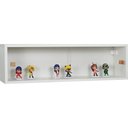 Ver imagem 1 de Nicho 80x23x18 Branco C/ Portas de Acrílico Puxador Natural