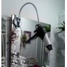 Suporte Secador Cabelo Articulavel com Ventosa Fixa Parede Vidro Espelho Azulejo Banheiro Quarto Aca - 10