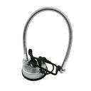 Ver imagem 4 de Suporte Secador Cabelo Articulavel com Ventosa Fixa Parede Vidro Espelho Azulejo Banheiro Quarto Aca