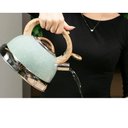 Ver imagem 2 de Chaleira de Inox com Apito 2,7l Roma Verde Brinox Marca Exemplo