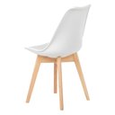 Ver imagem 7 de Kit 4 Cadeiras Leda Wood Cozinha Jantar Branca