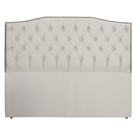 Cabeceira para Cama Casal Queen - Linho Bege - Sv Decor:linho Bege