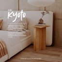 Ver imagem 3 de Mesa de Cabeceira Kyoto sem Gavetas MDF-MDP Moderno Amadeirado Mercado Das Prateleiras
