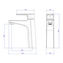 Ver imagem 4 de Torneira Misturador Monocomando Deca Level 2880.BL26.MT de Bancada Black Matte