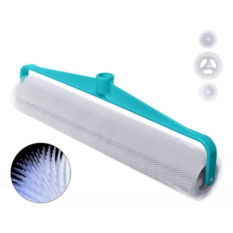 Rolo Fura Bolhas 48cm (suporte Plástico) - Epóxi/poliuretano/porcelanato Líquido