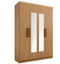 Ver imagem 1 de Guarda Roupa Colibri 4 Portas com Espelho Cinamomo - D Doro