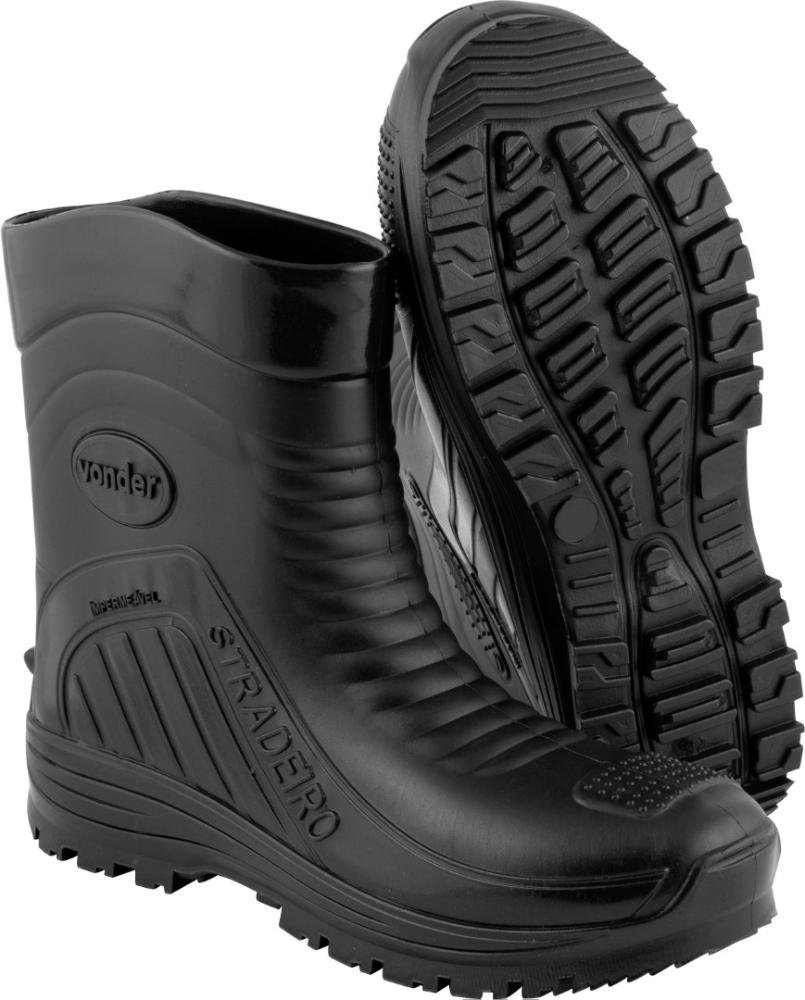 Bota de Pvc Preta Cano Médio s/ Forro 41 Vonder Plus - 3