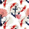 Papel de Parede Decorativo Temático Âncoras e Carpas 2,5m - 1