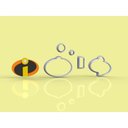 Ver imagem 4 de Cortador Kit Os Incríveis 7 Personagens e Logo Tamanho 5,5cm