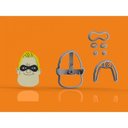 Ver imagem 5 de Cortador Kit Os Incríveis 7 Personagens e Logo Tamanho 5,5cm