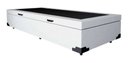 Ver imagem 1 de Cama Box Baú Solteirão Reforçada Fabricação Própria 96x203 - Corino - Branco