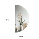 Ver imagem 2 de Espelho Decorativo Orgânico Lunna 80x40cm