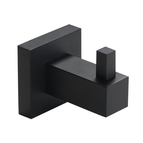 Cabide Gancho Toalheiro Quadra Black 800527 Preto Vitta