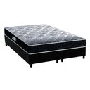 Ver imagem 1 de Cama Box Queen: Colchão Ortopédico Probel D33/EP Advanced Tech1500 + Base CRC Suede Black(158x198)