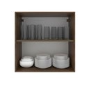 Ver imagem 4 de Armário Aéreo 70 cm 2 Portas Rustic/Branco Stella Madesa