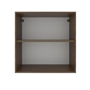 Ver imagem 7 de Armário Aéreo 70 cm 2 Portas Rustic/Branco Stella Madesa