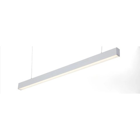 Luminária Pendente Slim Branco 117cm Led 30w 6500k Bivolt Embu Led