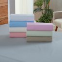 Ver imagem 2 de Lençol sem Elástico Queen 200 Fios 100% Algodão Roupa de Cama Box Virol Avulso:branco