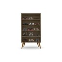 Ver imagem 3 de Sapateira 2 Portas Retrô Lisboa Ferrara Amadeirado