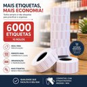 Ver imagem 6 de Etiqueta de Preco MX5500-M14 Kit 10 Rolos 6000 Etiquetas para Etiquetadora Manual Comercio