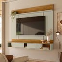Ver mais imagens de Painel para TV até 65 Polegadas 182cmx156cm Aura Bege Cumaru/Opala