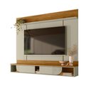 Ver imagem 3 de Painel para TV até 65 Polegadas 182cmx156cm Aura Bege Cumaru/Opala