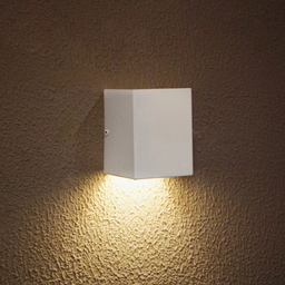 Arandela 1 Foco Externa Led Parede Muro Bivolt- Branca - 2