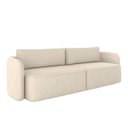 Ver imagem 5 de Sofá Living Sala de Estar Abel 240cm Bipartido Pés de Madeira Veludo Bege Claro G33 - Gran Belo