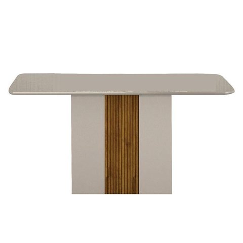 Mesa de Jantar Doha 120x80 Off White Decor Off – Leifer Móveis