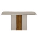 Ver imagem 1 de Mesa de Jantar Doha 120x80 Off White Decor Off – Leifer Móveis