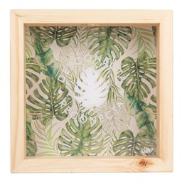Quadro Cofre Square 22x22cm Desconecte-se Uatt? - 1