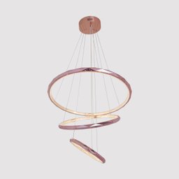 Pendente Led Metal Rose Gold 85w 3000k Luz Amarela Yamamura - 2