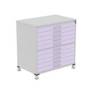 Ver imagem 2 de Mapoteca 10 Gavetas Map10 120,4cm X 122,3cm Aço