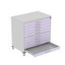 Ver imagem 4 de Mapoteca 10 Gavetas Map10 120,4cm X 122,3cm Aço