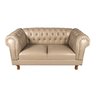 Namoradeira Chesterfield Duque Corano Bege/ Sala de Estar, Escritório, Salão, Decoração, Consultório - 1