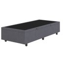 Ver imagem 2 de Box Baú Blindado Corino - Solteirinho 78x188x38- Novo:cinza