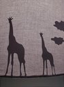 Ver imagem 3 de Abajur Safari Savana Cúpula 20x42: Cinza