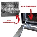 Ver imagem 3 de Tampa de Alumínio Casa de Maquina 120 X 120 Sobrepor Preto