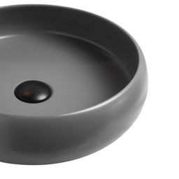 Cuba de Apoio Evier Tire Cinza Fosco Grey Matte 40x11 - 3