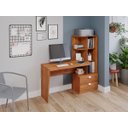 Ver imagem 2 de Escrivaninha Mesa Computador 138x54cm Gavetas Elisa Cinamomo