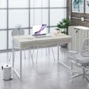 Ver imagem 2 de Mesa Office 120x60x75cm C/02 Gavetas Kuadra Snow - Est.branca